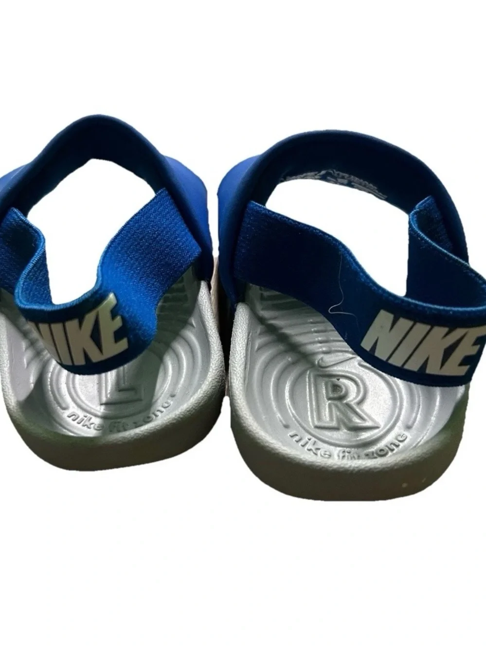 Toddler Boys Nike Slip On Slides Sandals Back Strap Size 5
